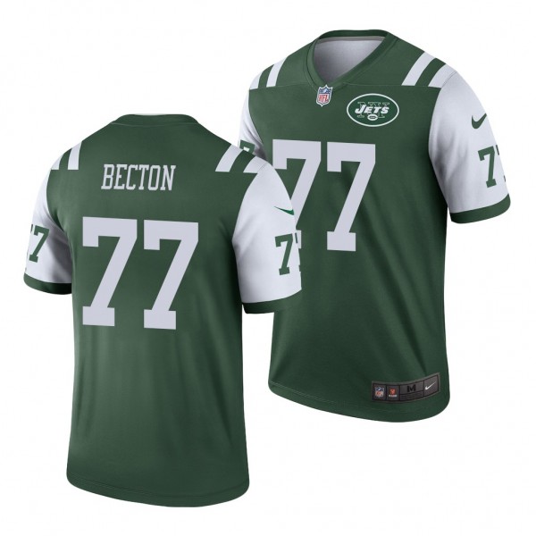 New York Jets Mekhi Becton Green 2020 2020 NFL Dra...