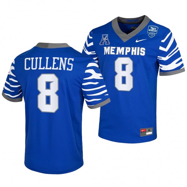 Memphis Tigers Xavier Cullens 8 Royal 2021-22 Coll...