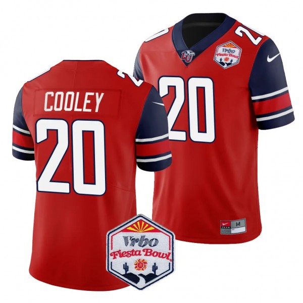 Liberty Flames Quinton Cooley 2024 Fiesta Bowl #20 Red College Football Playoff Jersey Men's