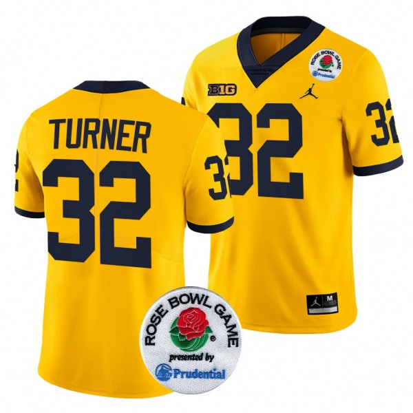 Men's James Turner Michigan Wolverines 2024 Rose B...