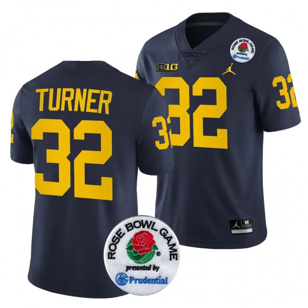 Michigan Wolverines James Turner 2024 Rose Bowl #3...