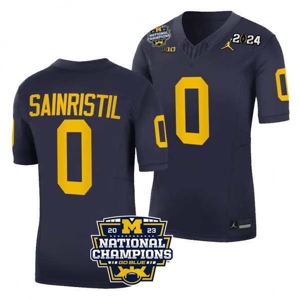 Men's Mike Sainristil Michigan Wolverines CFBPlayo...