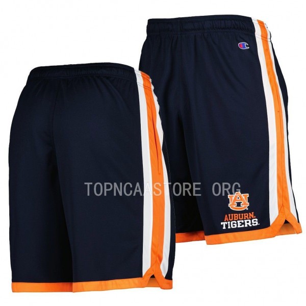 Men Navy College Basketball Auburn Tigers Shorts