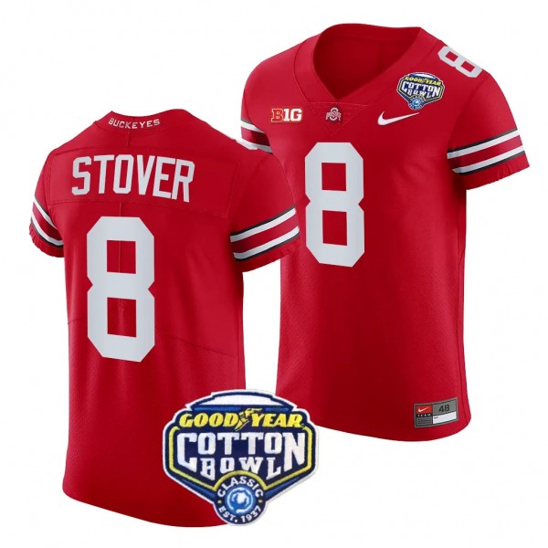 Men's Cade Stover Ohio State Buckeyes 2023 Cotton ...