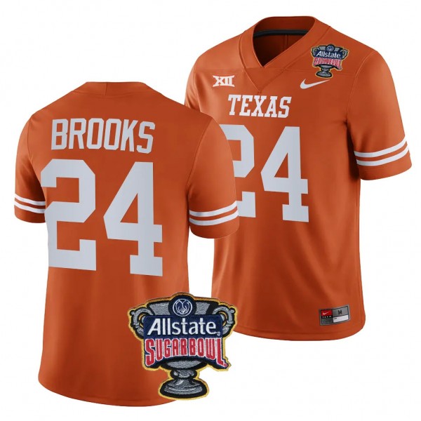 Men's Jonathon Brooks Texas Longhorns 2024 Sugar B...