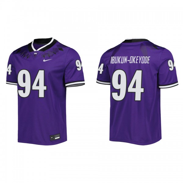 Micheal Ibukun-Okeyode TCU Horned Frogs Untouchable College Football Jersey Purple