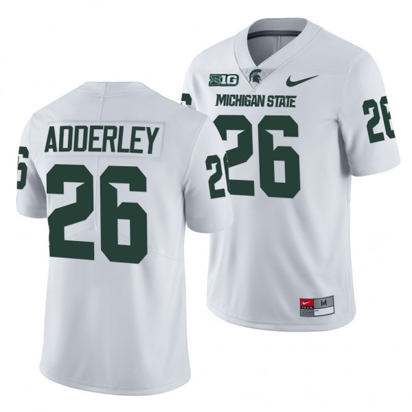 Michigan State Spartans 26 Herb Adderley White NFL...