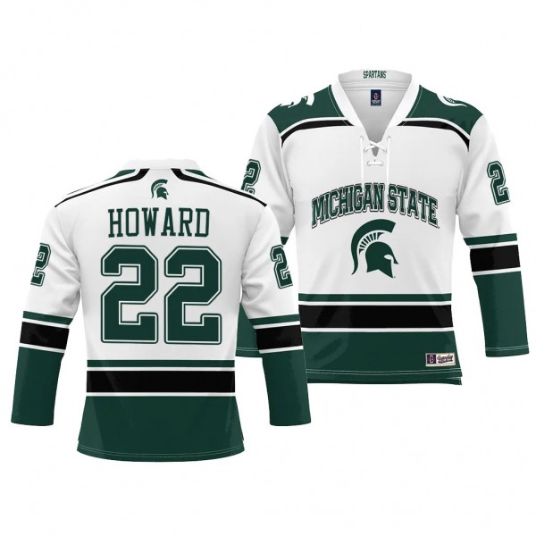 Michigan State Spartans Isaac Howard Ice Hockey Wh...