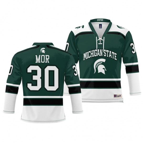 Michigan State Spartans Jon Mor Ice Hockey Green #...