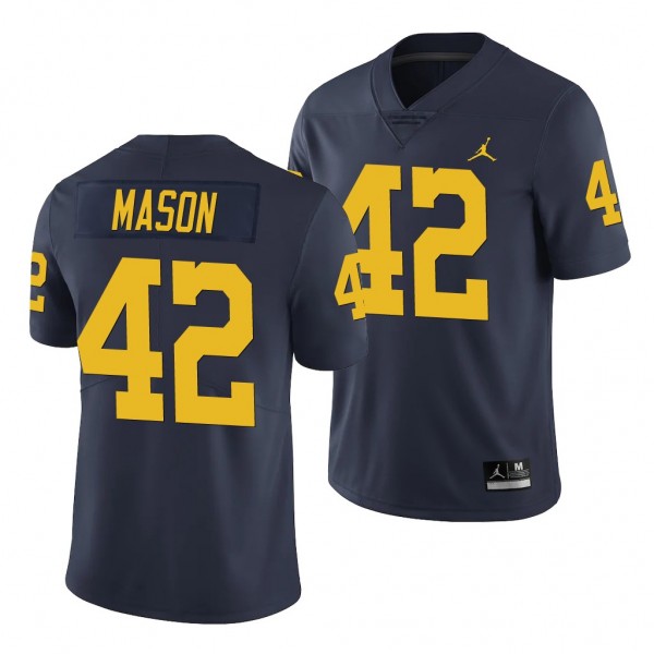 Michigan Wolverines 42 Ben Mason Navy Limited Foot...