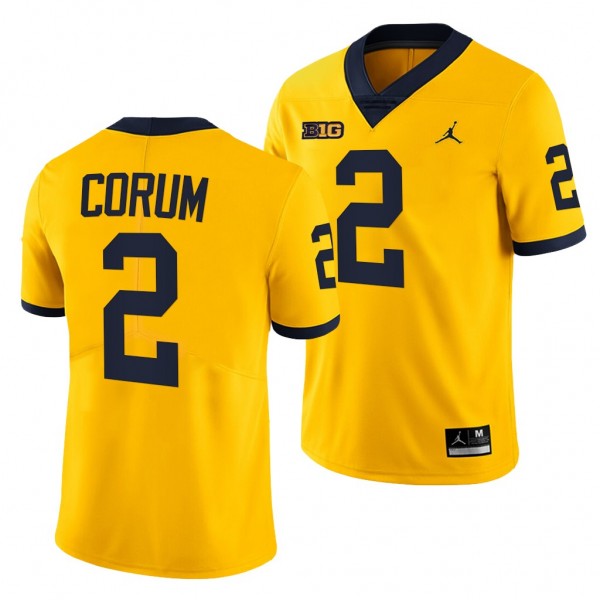 Michigan Wolverines Blake Corum 2 Maize 2021-22 College Football Limited Jersey Men