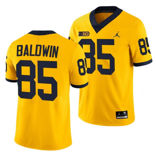 Michigan Wolverines Daylen Baldwin 85 Maize 2021-22 College Football Limited Jersey Men