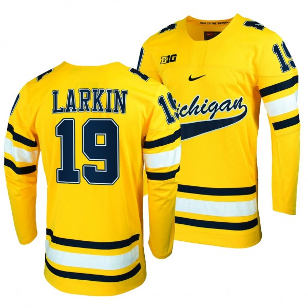 Dylan Larkin Michigan Wolverines Maize College Hoc...