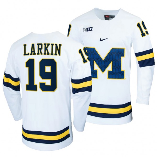 Dylan Larkin Michigan Wolverines White College Hoc...