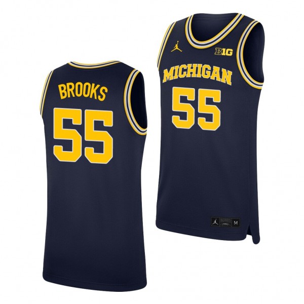 Michigan Wolverines Eli Brooks Replica Navy Colleg...