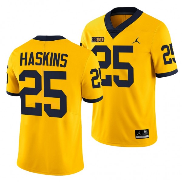 Michigan Wolverines Hassan Haskins 25 Maize 2021-2...