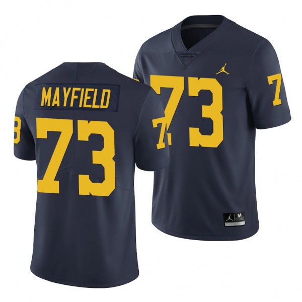 Michigan Wolverines Jalen Mayfield Limited Navy College Football Jersey