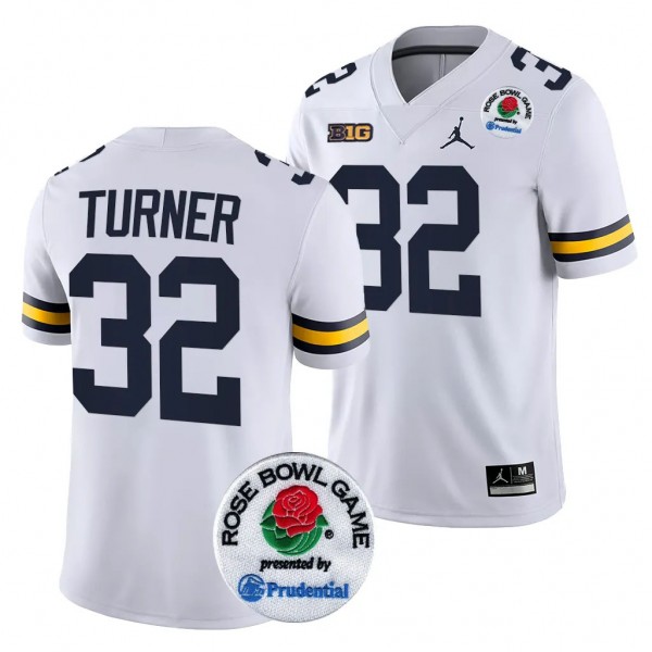 Michigan Wolverines 2024 Rose Bowl James Turner #3...