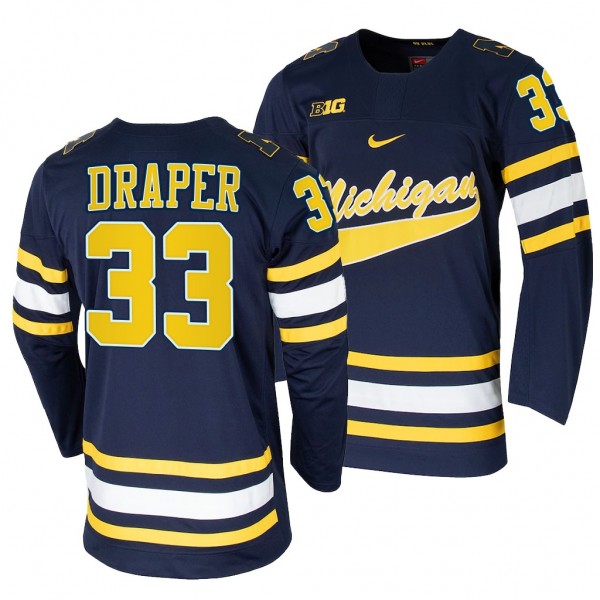 Michigan Wolverines Kienan Draper College Hockey N...