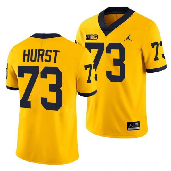 Michigan Wolverines Maurice Hurst 73 Maize NFL Alu...