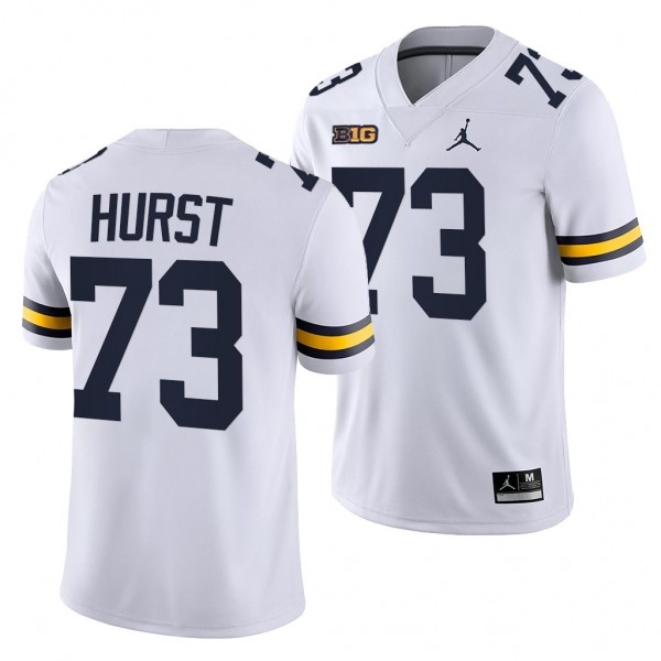 Michigan Wolverines Maurice Hurst 73 White NFL Alumni Game Jersey Men