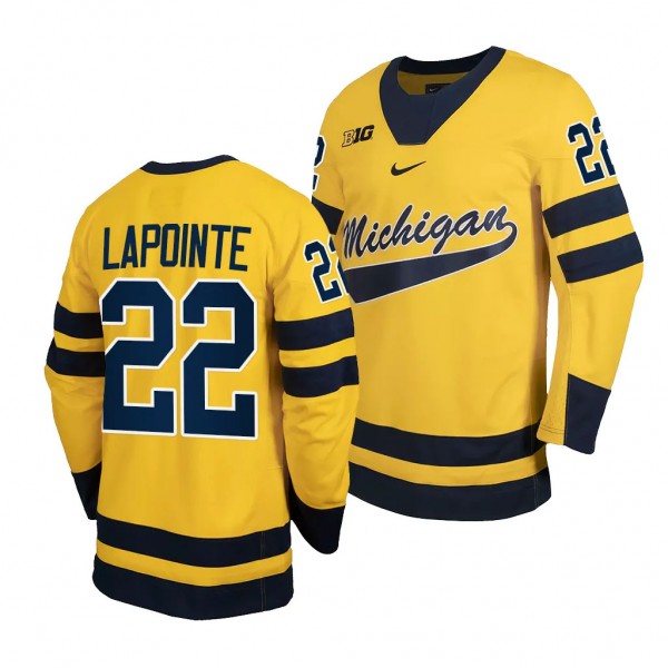 Michigan Wolverines Philippe Lapointe Classic Hock...