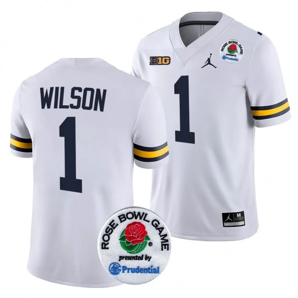 Michigan Wolverines 2024 Rose Bowl Roman Wilson #1...