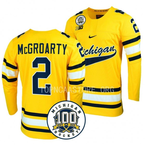 Michigan Wolverines Rutger McGroarty 100th Anniver...