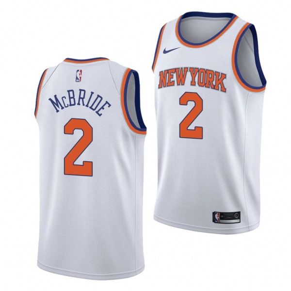 Miles McBride New York Knicks 2021 NBA Draft White Jersey Association Edition #2