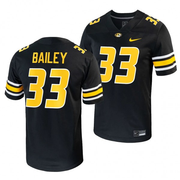 Missouri Tigers #33 Chad Bailey NIL Football Black...