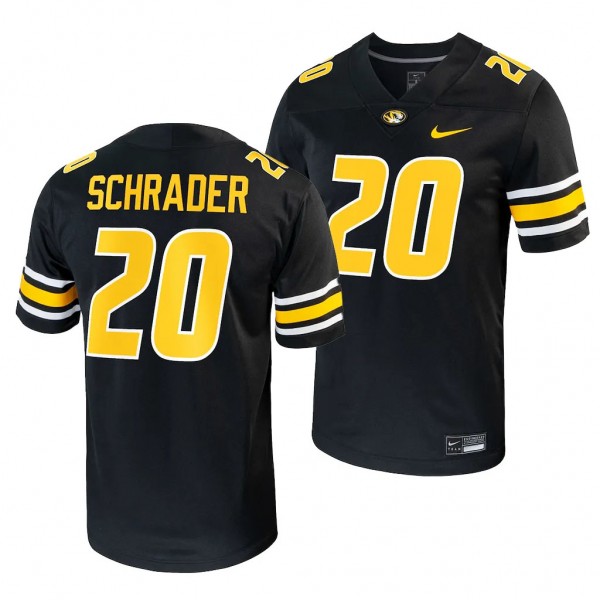 Missouri Tigers #20 Cody Schrader NIL Football Bla...