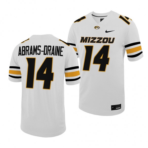 Kris Abrams-Draine Missouri Tigers Untouchable Game Football Jersey Men's White #14 Uniform