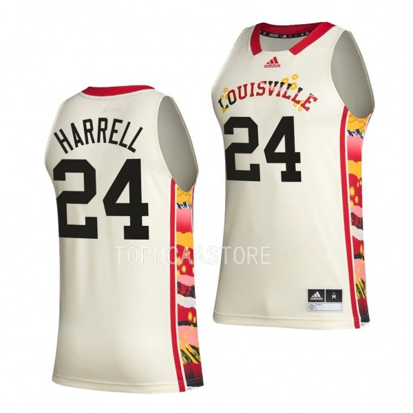 Montrezl Harrell Louisville Cardinals #24 White BH...