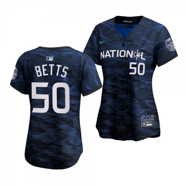 National League Mookie Betts #50 2023 MLB All-Star...