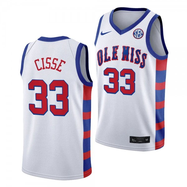 Moussa Cisse #33 Ole Miss Rebels College Basketbal...