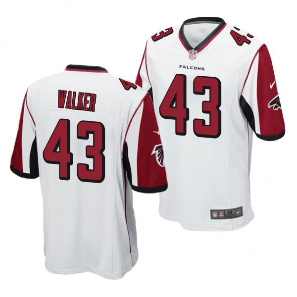 Mykal Walker Atlanta Falcons 2020 NFL Draft Game White Jersey Men's