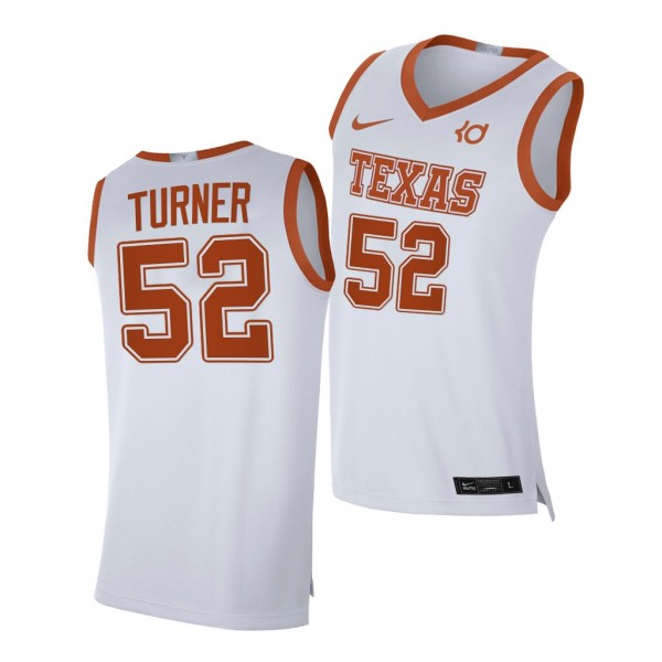 Texas Longhorns Myles Turner White Alumni Player L...