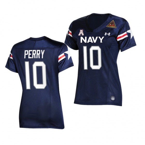 Malcolm Perry Navy Midshipmen Fly Navy Jersey Wome...