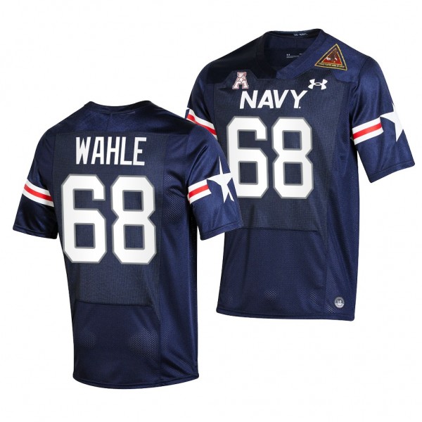 Navy Midshipmen Mike Wahle 68 Jersey Navy Fly Navy NFL Alumni Uniform