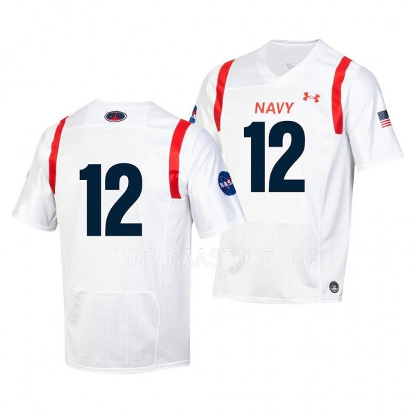 Navy Midshipmen #12 2022 Special Games White Repli...