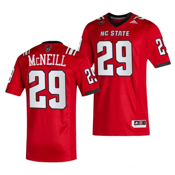 NC State Wolfpack Alim McNeill 29 Jersey Red Colle...