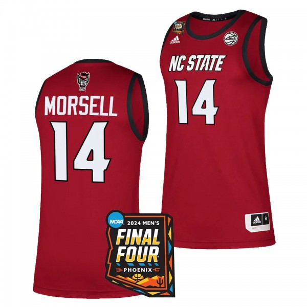 NC State Wolfpack #14 Casey Morsell 2024 NCAA Marc...