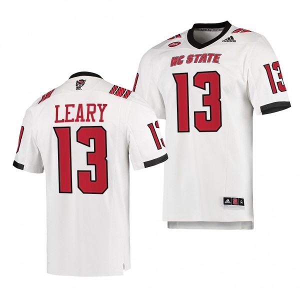 Devin Leary NC State Wolfpack 13 White 2021-22 College Football Jersey Men