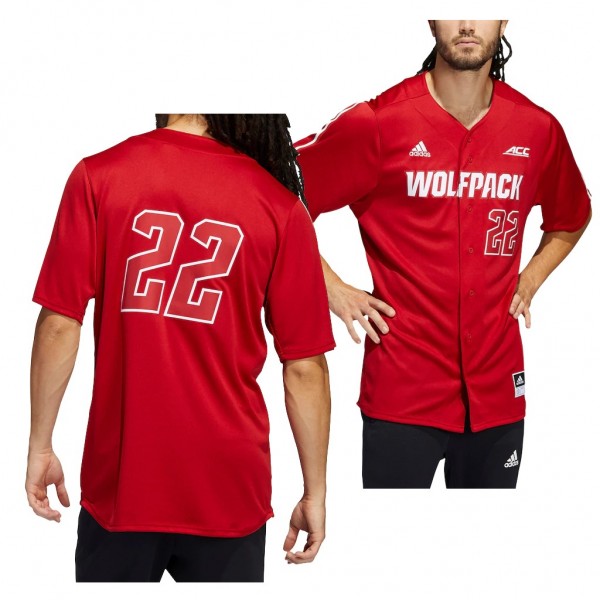 #22 NC State Wolfpack College Baseball Button-Up J...