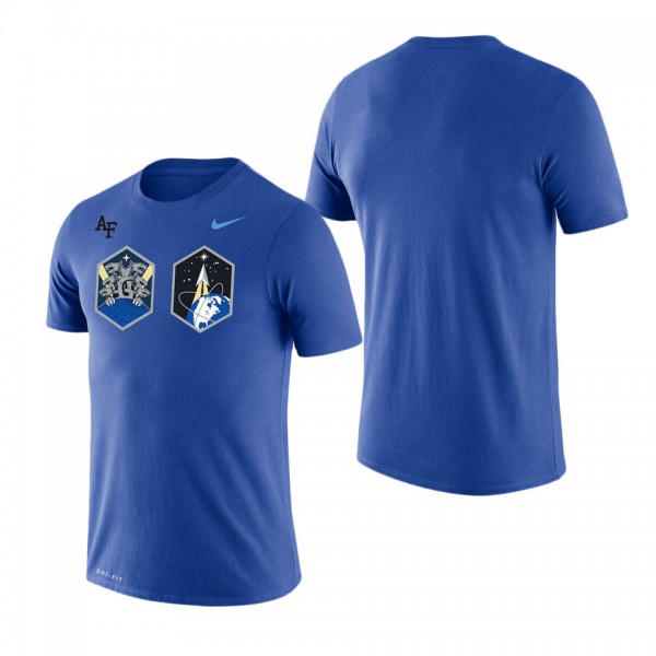 Air Force Falcons Space Force Rivalry Badge T-Shir...