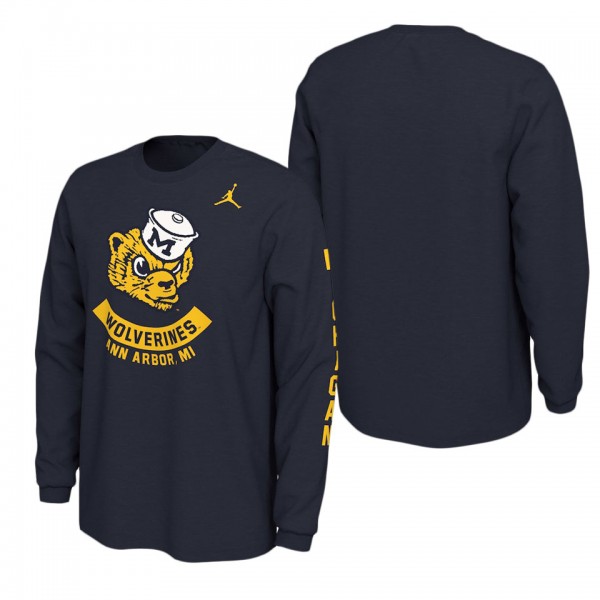 Michigan Wolverines Team Vault Logo T-Shirt - Navy