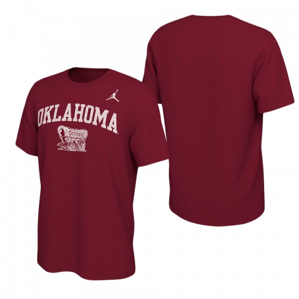 Oklahoma Sooners Vault Logo T-Shirt - Crimson