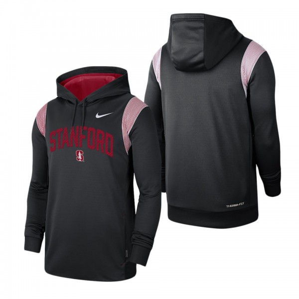 Stanford Cardinal 2022 Game Day Sideline Performance Pullover Hoodie - Black