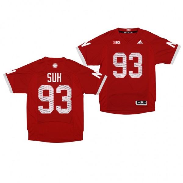 Nebraska Cornhuskers #93 Ndamukong Suh 1983 Throwb...