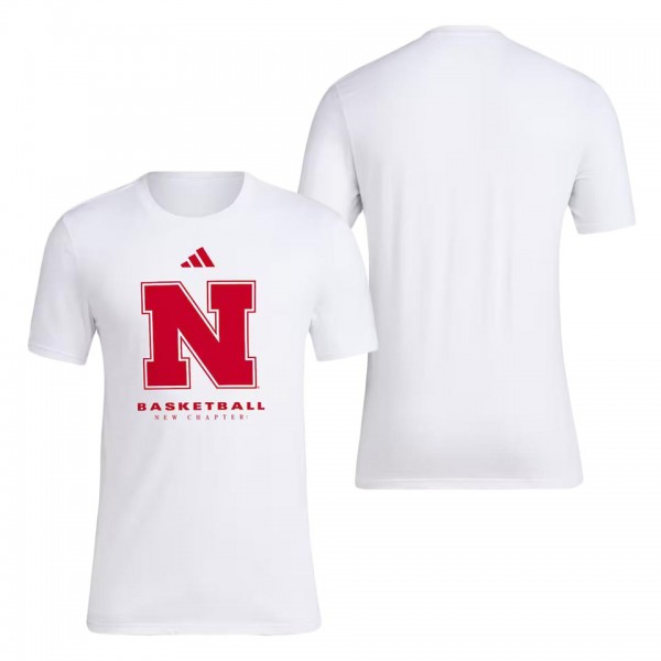 Nebraska Huskers On Court Fresh T-Shirt White
